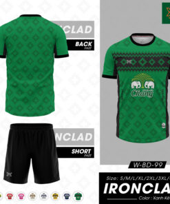 Áo Bóng Đá Nam Nữ Xanh Kết W-BD-99 – Mạnh Mẽ & Cá Tính