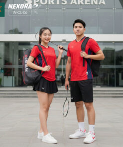 NEXORA W-CL-06 - Bộ Đồ Thể Thao Cặp Màu Đỏ Năng Động