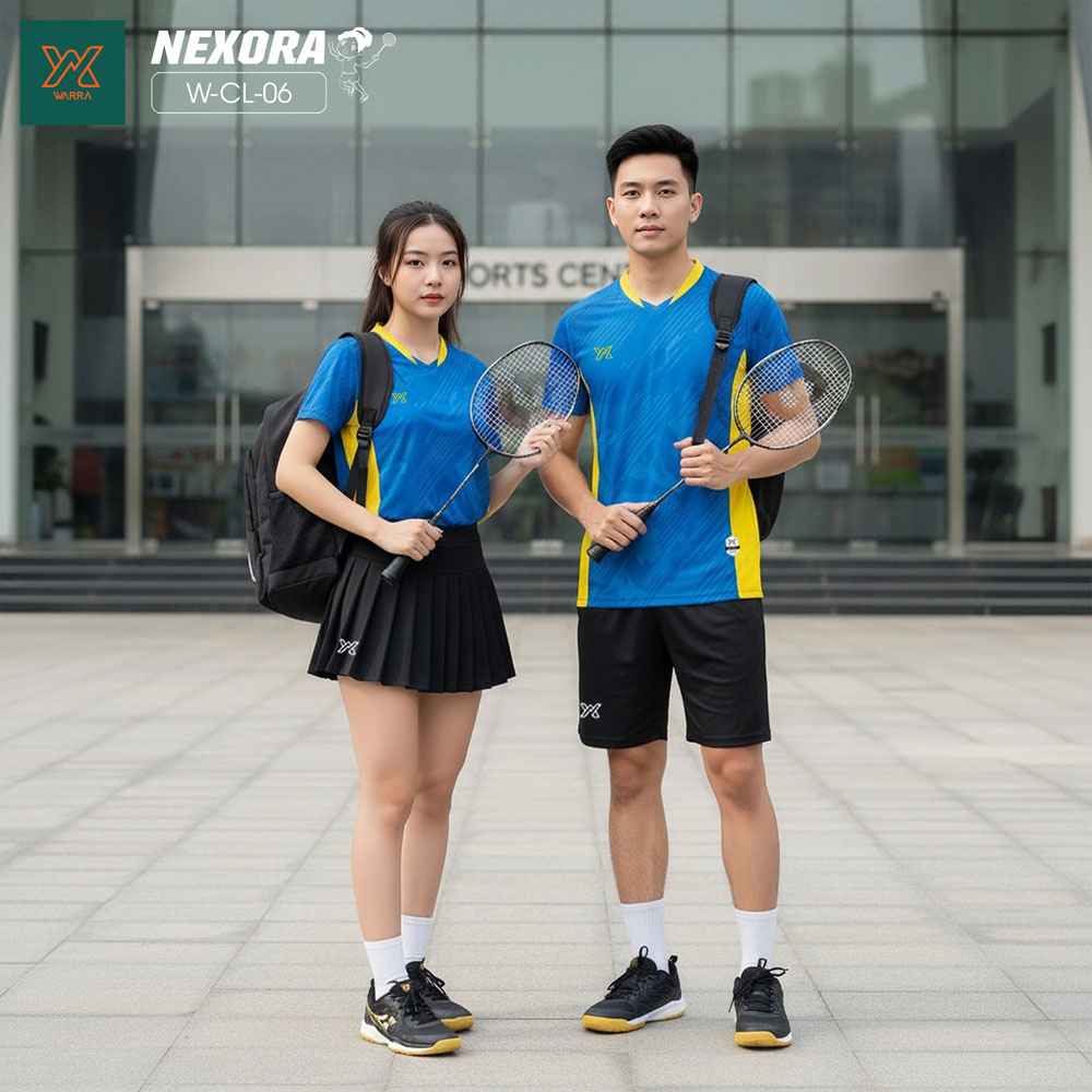 NEXORA W-CL-06 - Bộ Đồ Thể Thao Cặp Màu Đỏ Năng Động - Ảnh 8