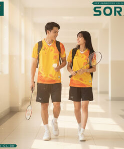 Áo Cầu Lông Kamito SORA W-CL-08 Vàng Cam Năng Động