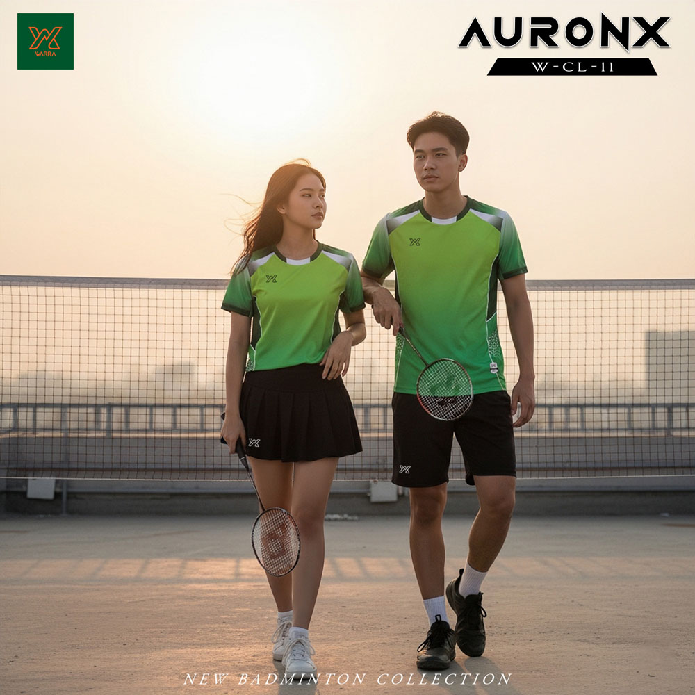 Áo Cầu Lông AURONX W-CL-11 Đỏ Cam - Năng Lượng & Thời Trang Thể Thao - Ảnh 5