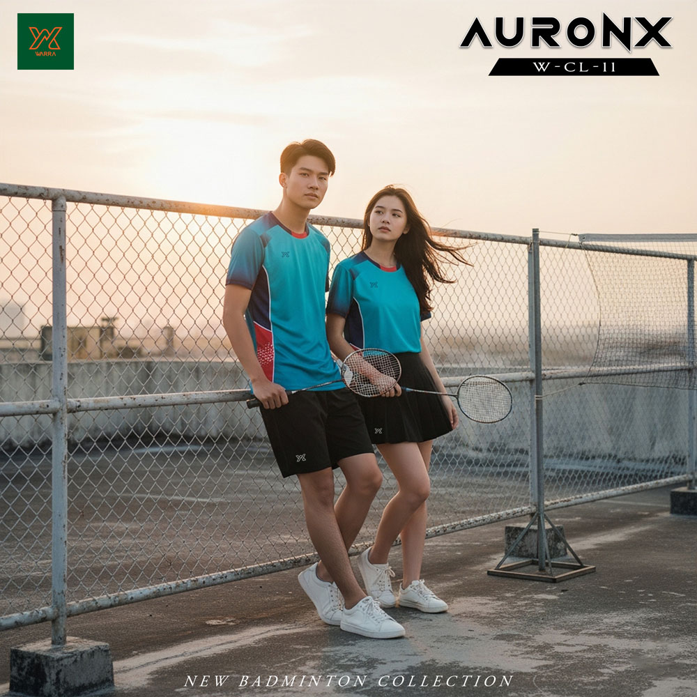 Áo Cầu Lông AURONX W-CL-11 Đỏ Cam - Năng Lượng & Thời Trang Thể Thao - Ảnh 6