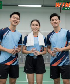 Áo Cầu Lông Nữ CL-15 Xanh Dương Nhạt Năng Động