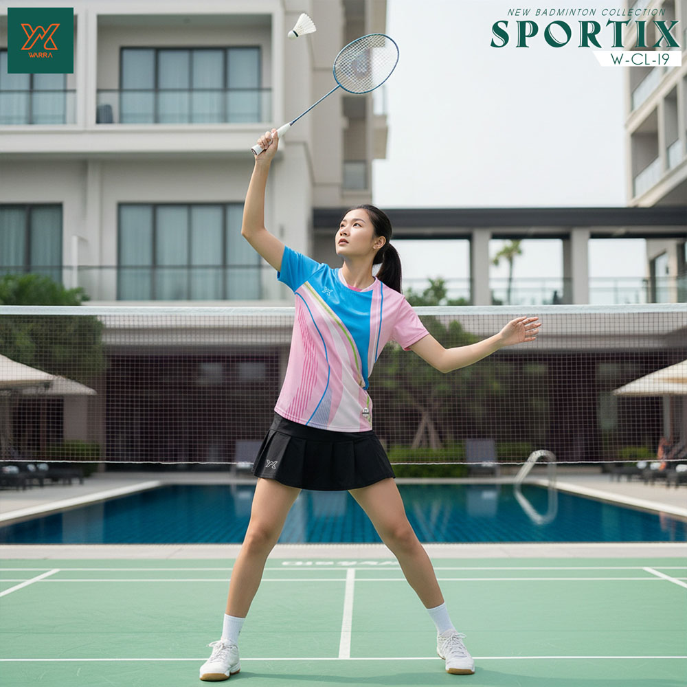 Áo Cầu Lông Nam W-CL-19 Màu Đỏ Năng Động - Ảnh 3