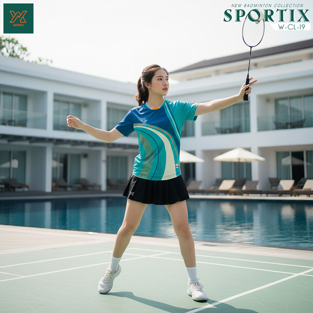 Áo Cầu Lông Nam W-CL-19 Màu Đỏ Năng Động - Ảnh 6