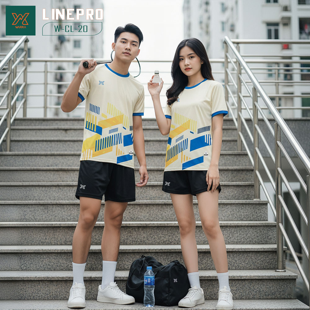 Áo Cầu Lông Nữ W-CL-20 Hồng Pastel Tím | Thể Thao Năng Động, Thời Trang Unisex - Ảnh 5