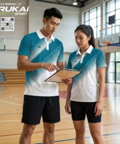 Áo Thể Thao Coach SIGNAL 17 Xanh Ngọc Trắng – Năng Động & Hiện Đại