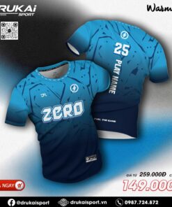 Áo Thể Thao Drukai ZERO Xanh Dương Tia Sét
