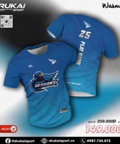 Áo Thể Thao Drukai Sport Màu Xanh Gradient – Mẫu 06 Cá Tính