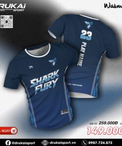 Áo Thể Thao Shark Fury - Xanh Navy