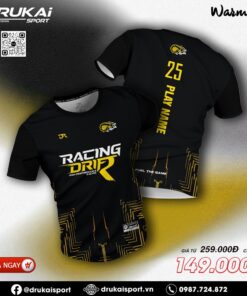 Áo Thể Thao Drukai Sport - Màu Đen Vàng (Mẫu 09)