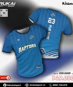 Áo Warm Up Raptors Xanh Dương Đậm - Cá Tính và Chuyên Nghiệp