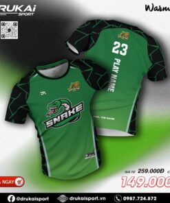 Áo Thể Thao Snake Xanh Lá - Sức Mạnh & Cá Tính Đột Phá