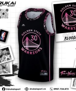 Áo Thể Thao Golden State Warriors Đen Hồng Neon – Đột Phá Phong Cách Thể Thao