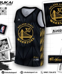 Áo Tanktop Bóng Rổ Golden State Warriors Đen Vàng – Chất Thể Thao, Thiết Kế Unisex